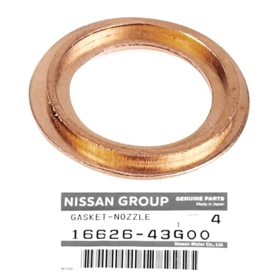 NISSAN NAVARA PICKUP D21 2.5 D 85- USZCZELKA PODKŁADKA WTRYSKIWACZA OE 16626-43G00